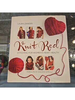 Knit Red by Laura Zander (2012, Hardcover)